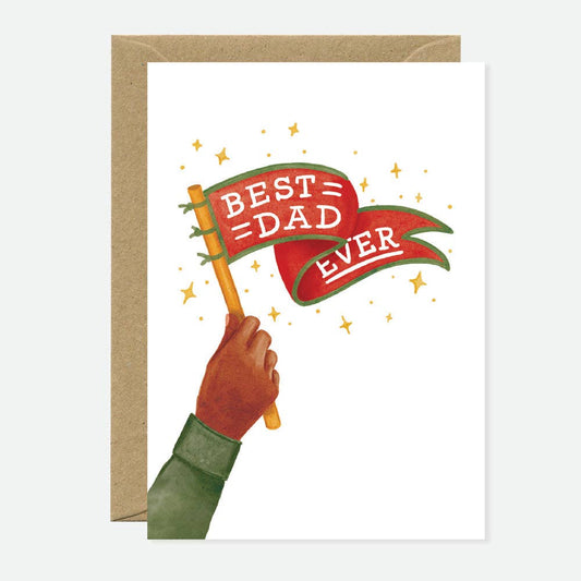 Grußkarte "Best Dad Ever"
