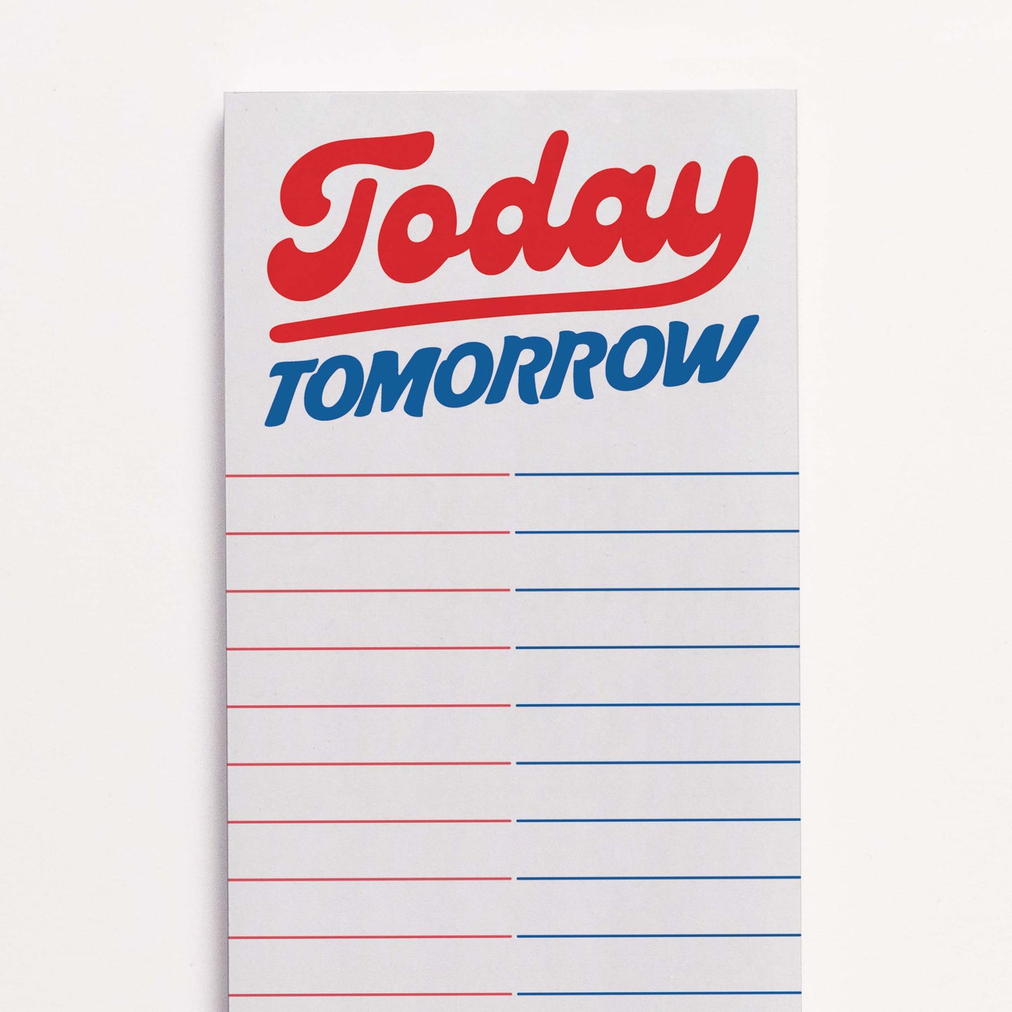 Notizblock "Today, Tomorrow"