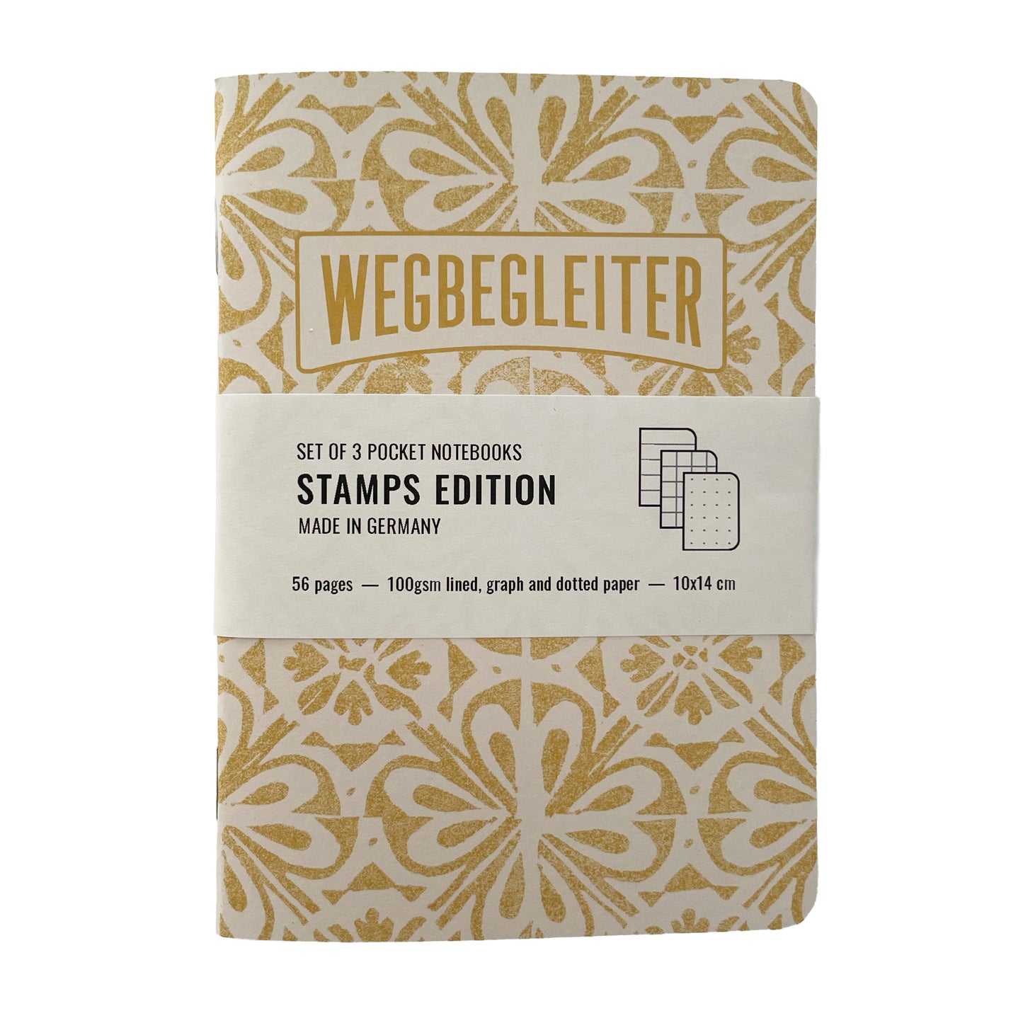 Set aus 3 Notizheften - Stamps Edition