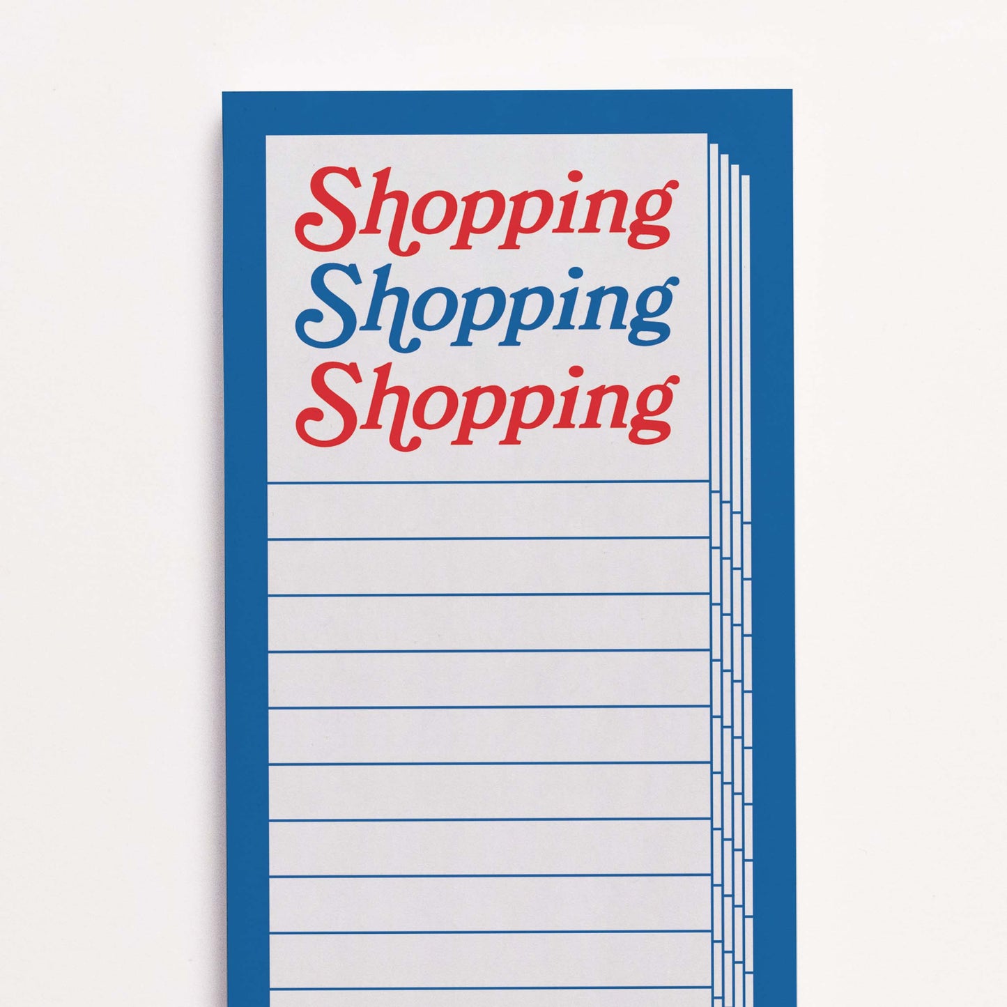 Notizblock "Shopping, Shopping, Shopping"