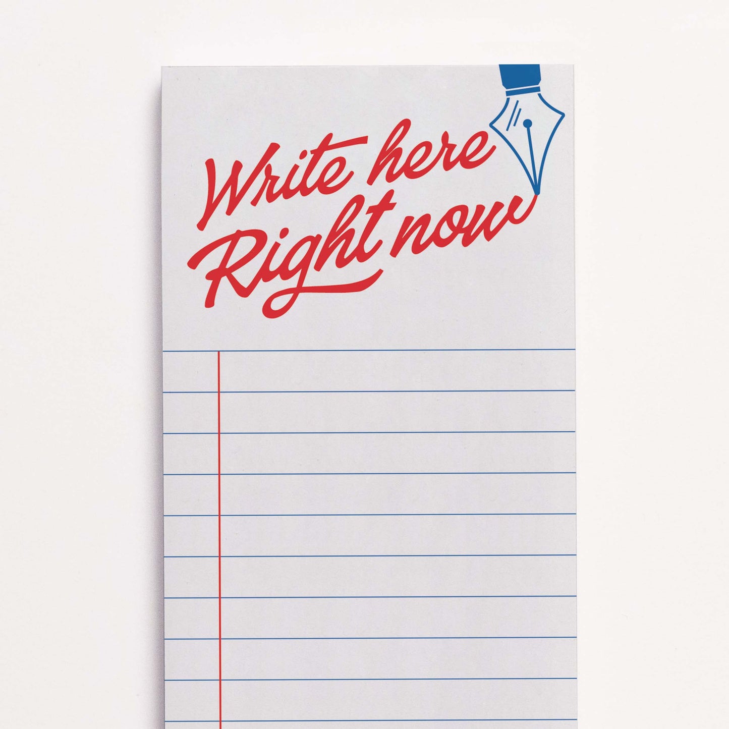 Notizblock "Write here, Right now"