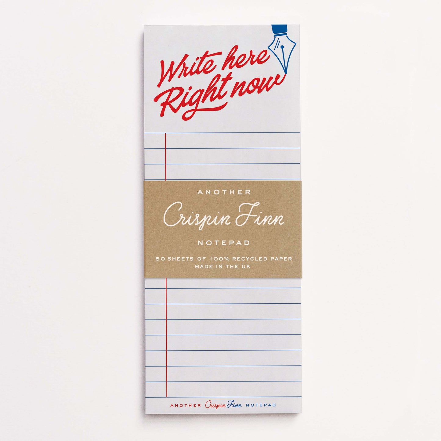 Notizblock "Write here, Right now"