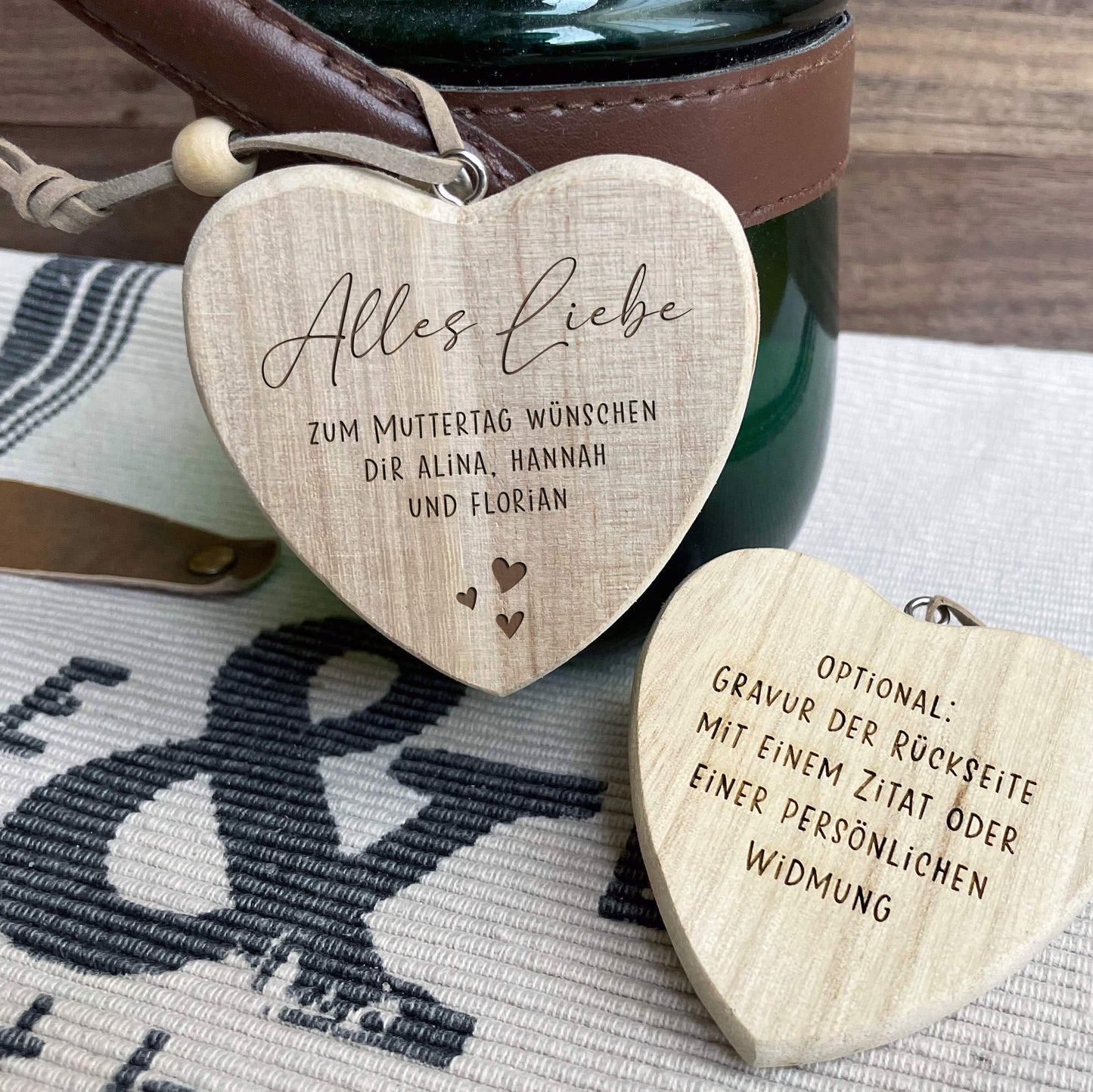 Personalisierter Geschenkanhänger zum Muttertag