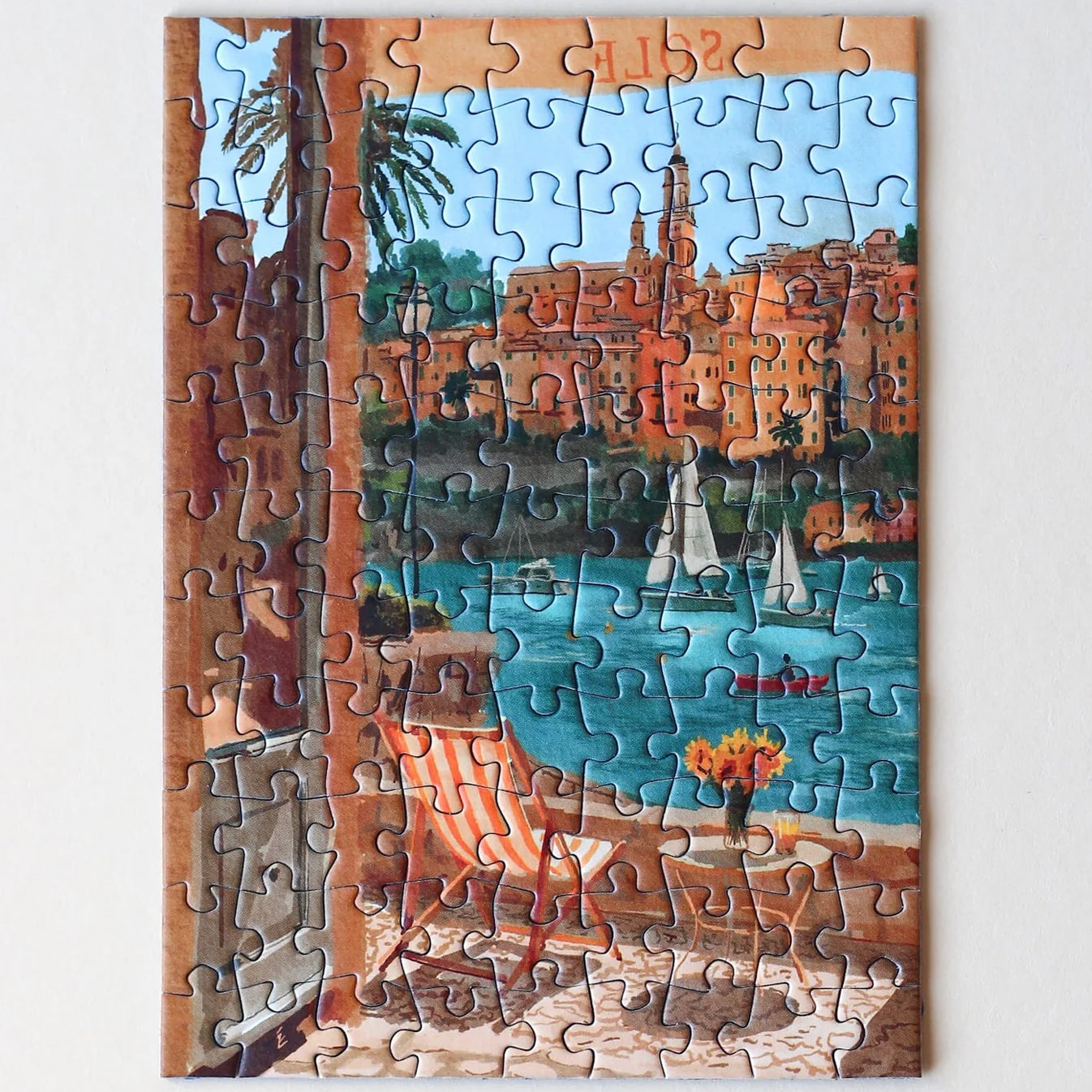 Mini-Puzzle Menton France, 99 Teile
