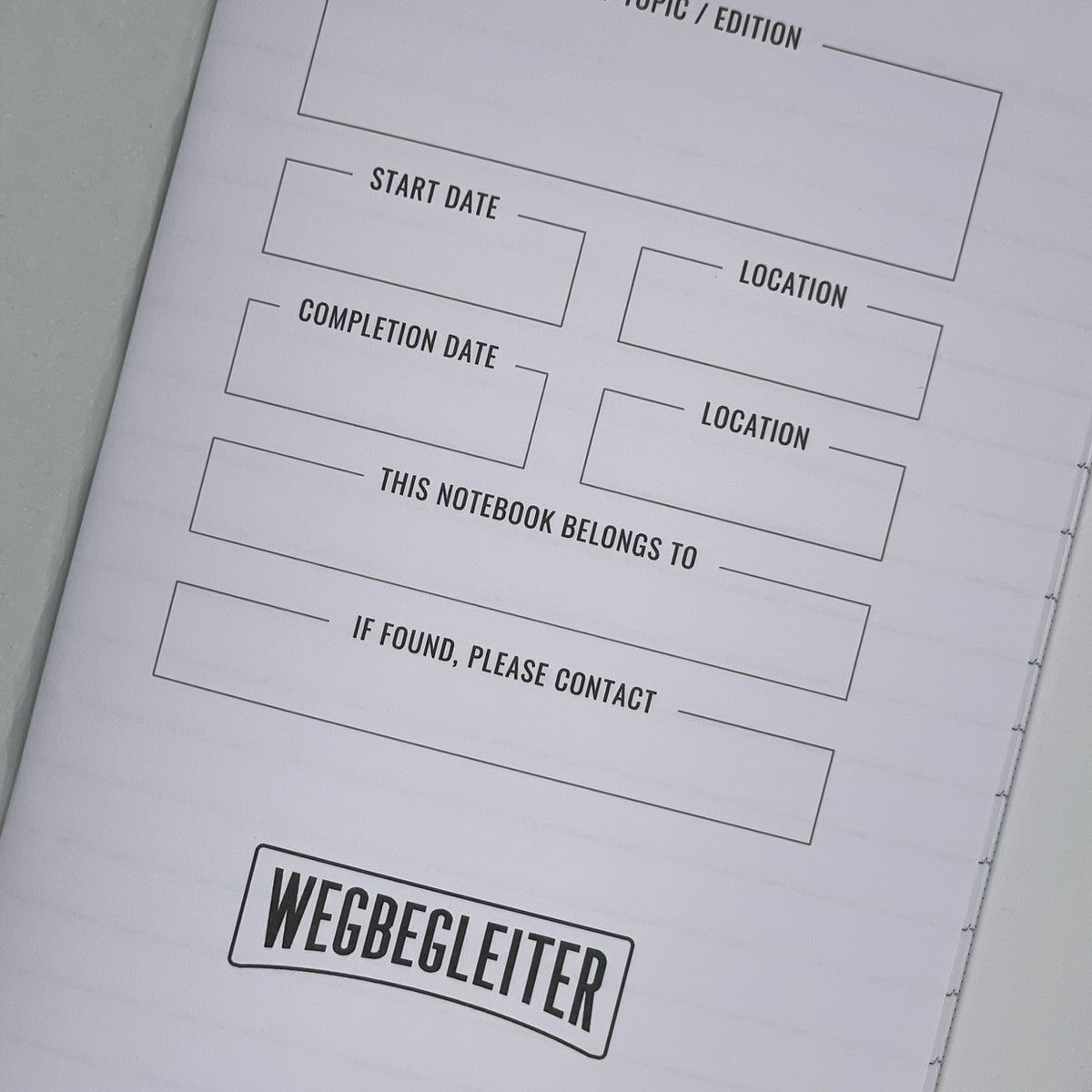 Set aus 3 Notizheften - Stamps Edition