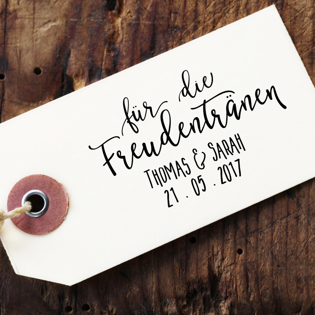 Hochzeitsstempel "Für die Freudentränen"