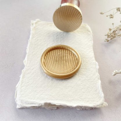 Siegelstempel "Art Deco" für Wachssiegel im Gatsby-Stil der 1920er Jahre