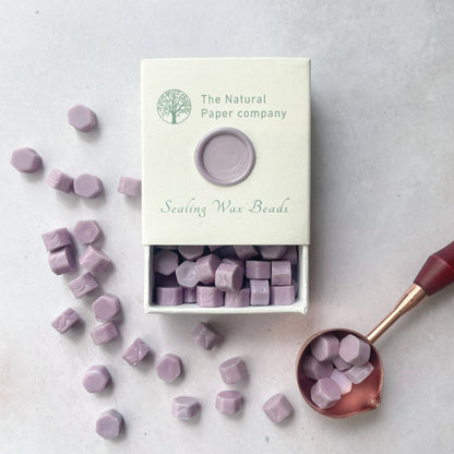 75 Siegelwachsperlen - Flieder