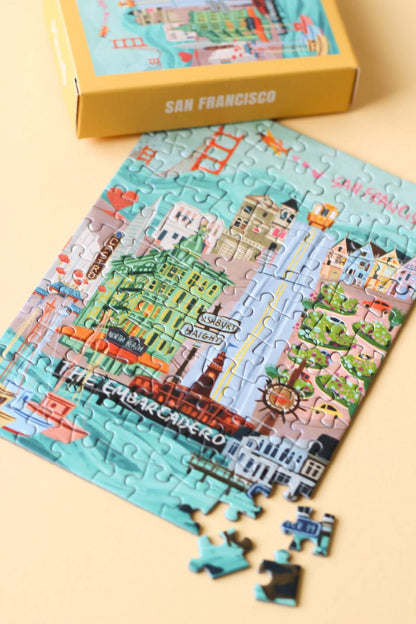 Mini-Puzzle San Francisco, 99 Teile