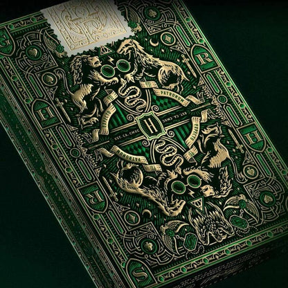 Harry Potter Slytherin Spielkarten (grün)