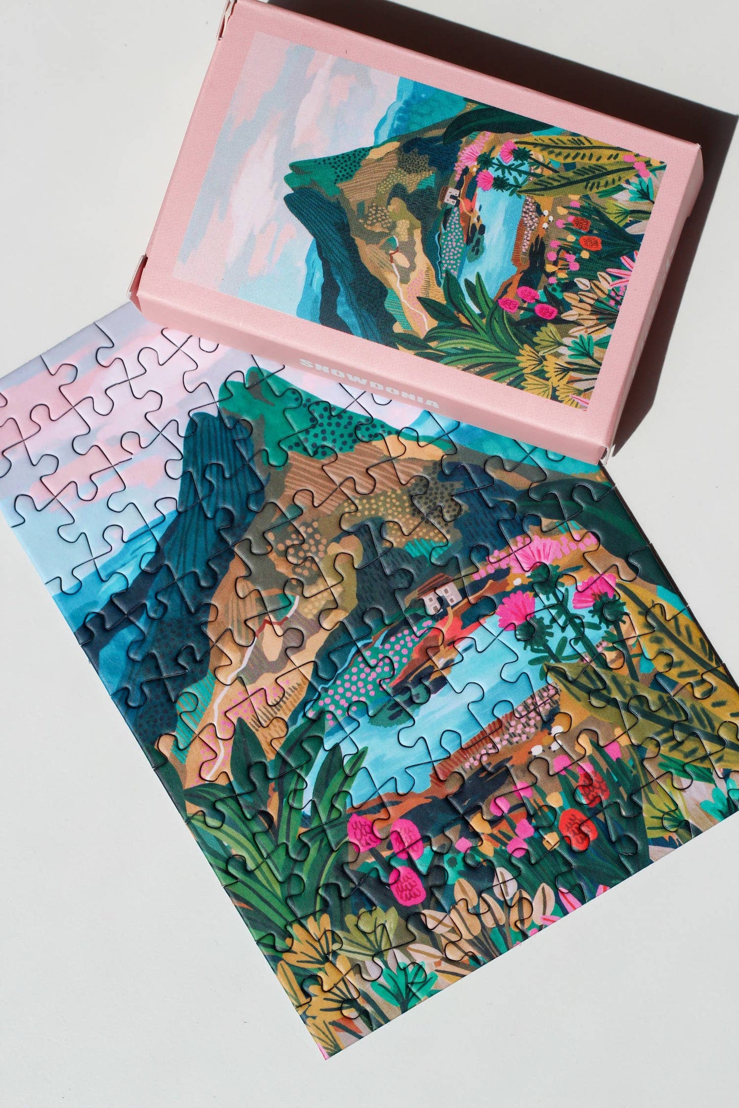 Mini-Puzzle Snowdonia, 99 Teile