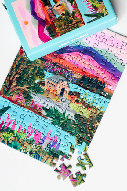 Mini-Puzzle Lake Tekapo, 99 Teile