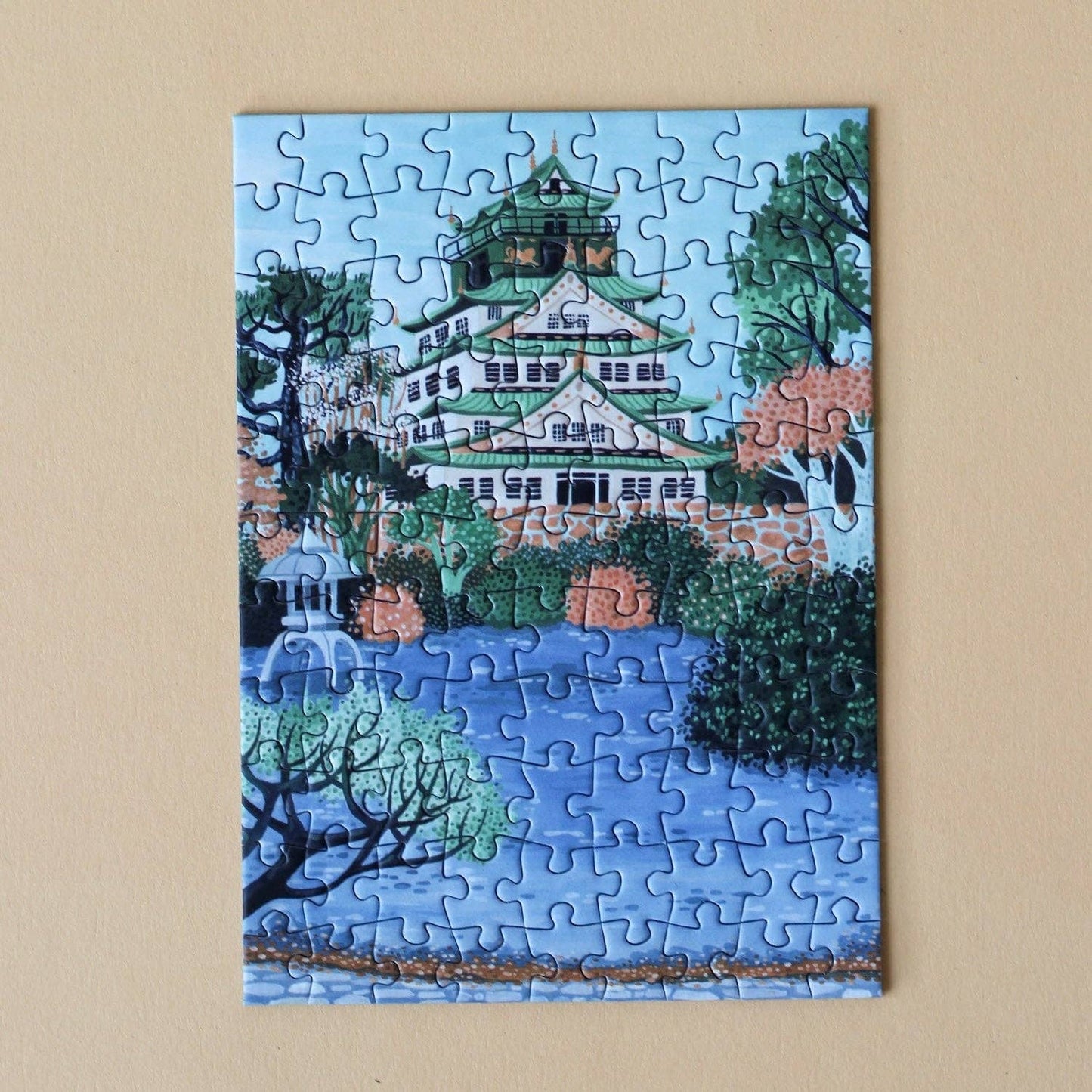 Mini-Puzzle Osaka Castle, 99 Teile
