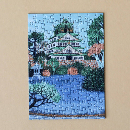 Mini-Puzzle Osaka Castle, 99 Teile