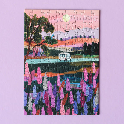 Mini-Puzzle Van Life, 99 Teile