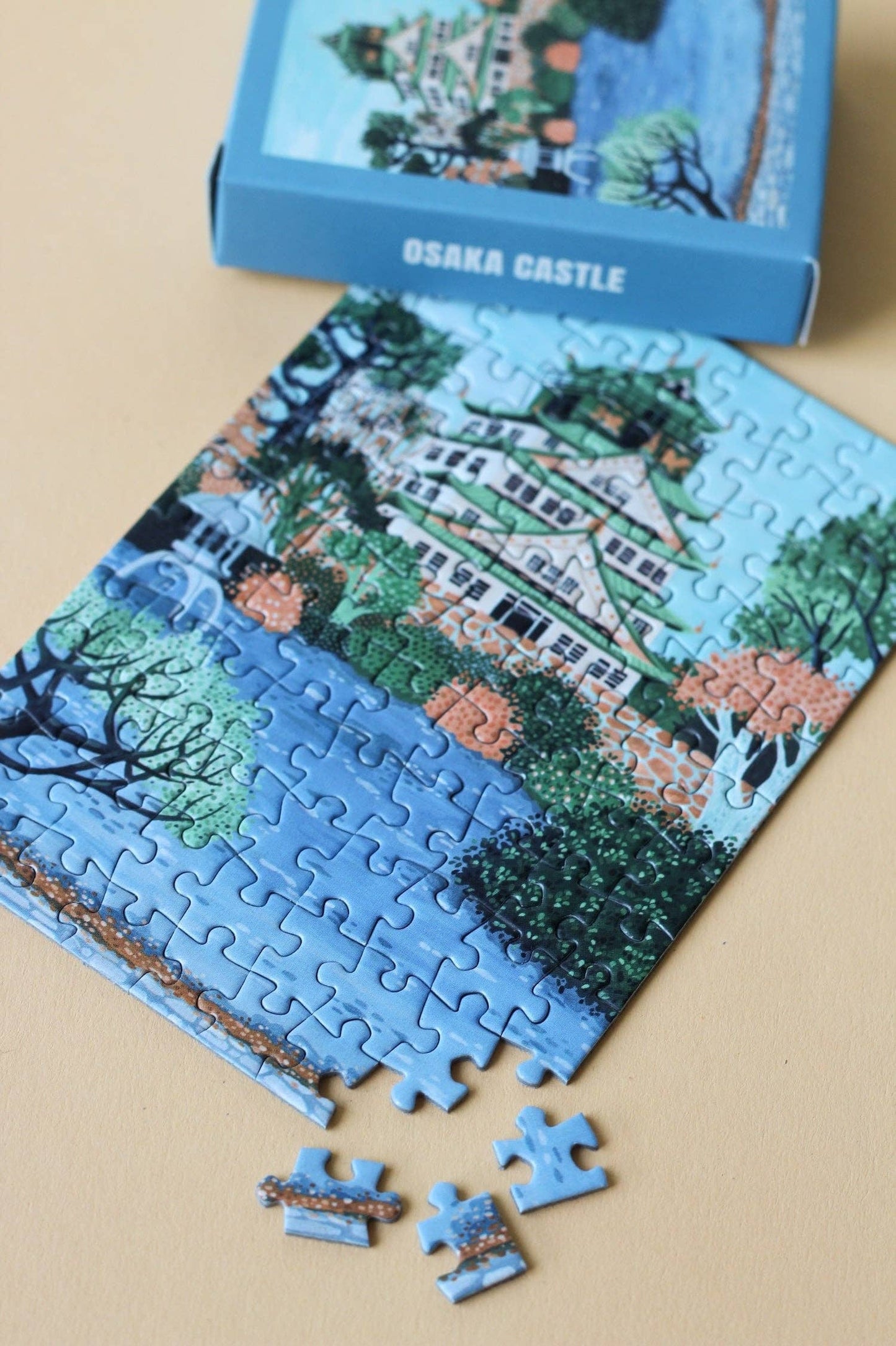 Mini-Puzzle Osaka Castle, 99 Teile