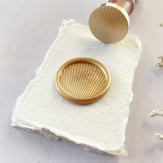 Siegelstempel "Art Deco" für Wachssiegel im Gatsby-Stil der 1920er Jahre