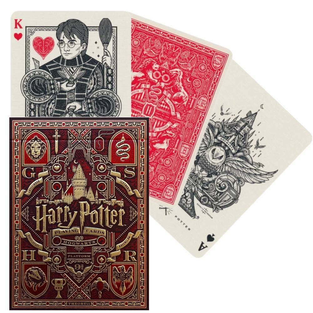 Harry Potter Gryffindor Spielkarten (rot)