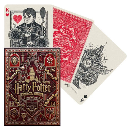 Harry Potter Gryffindor Spielkarten (rot)