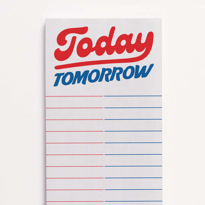 Notizblock "Today, Tomorrow"