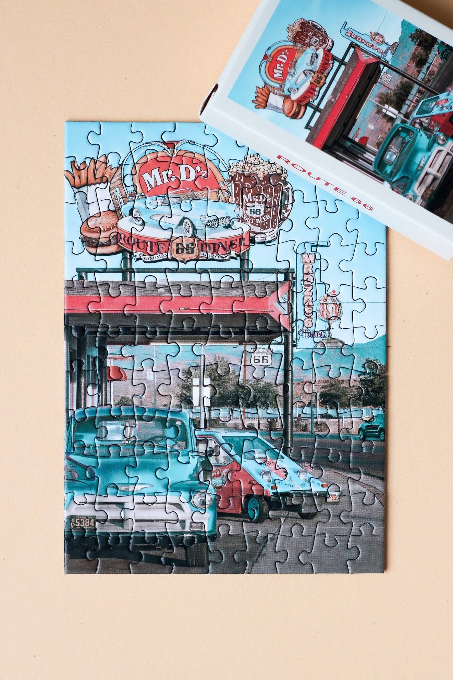 Mini-Puzzle Route 66, 99 Teile