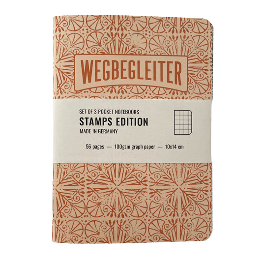 Set aus 3 Notizheften - Stamps Edition