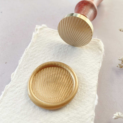 Siegelstempel "Art Deco" für Wachssiegel im Gatsby-Stil der 1920er Jahre