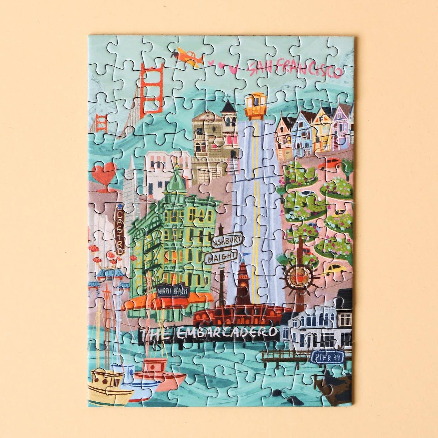 Mini-Puzzle San Francisco, 99 Teile