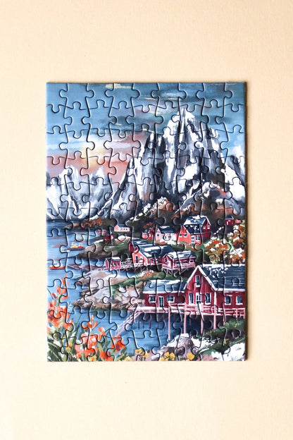 Mini-Puzzle Lofoten Norway, 99 Teile