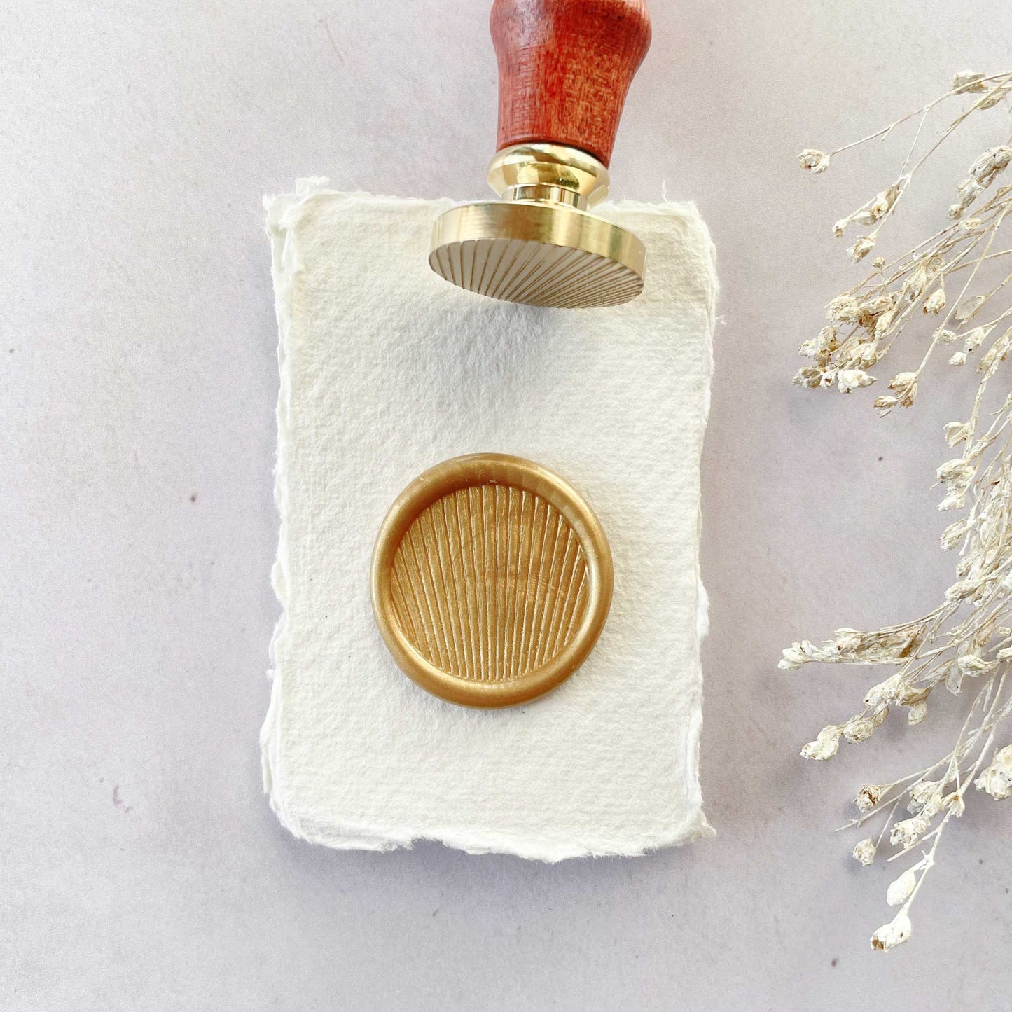 Siegelstempel "Art Deco" für Wachssiegel im Gatsby-Stil der 1920er Jahre