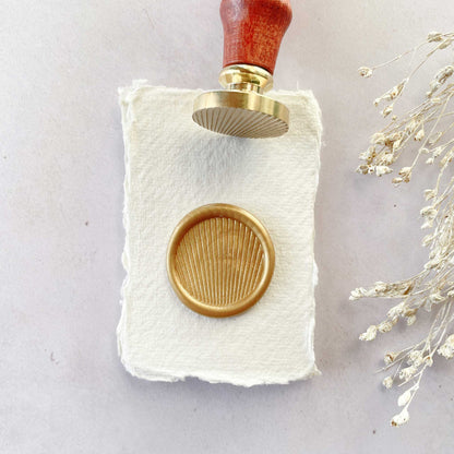 Siegelstempel "Art Deco" für Wachssiegel im Gatsby-Stil der 1920er Jahre