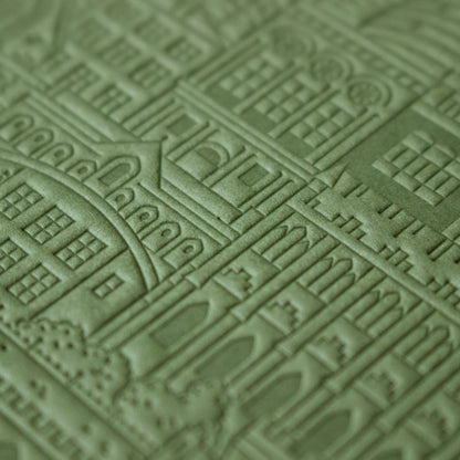 Dublin Notizbuch mit geprägtem Einband