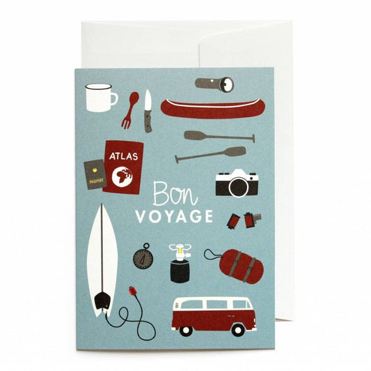 Grußkarte "Bon Voyage"