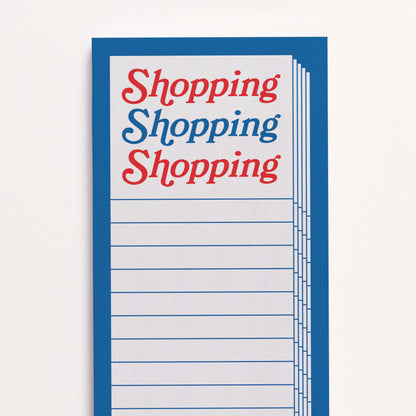 Notizblock "Shopping, Shopping, Shopping"