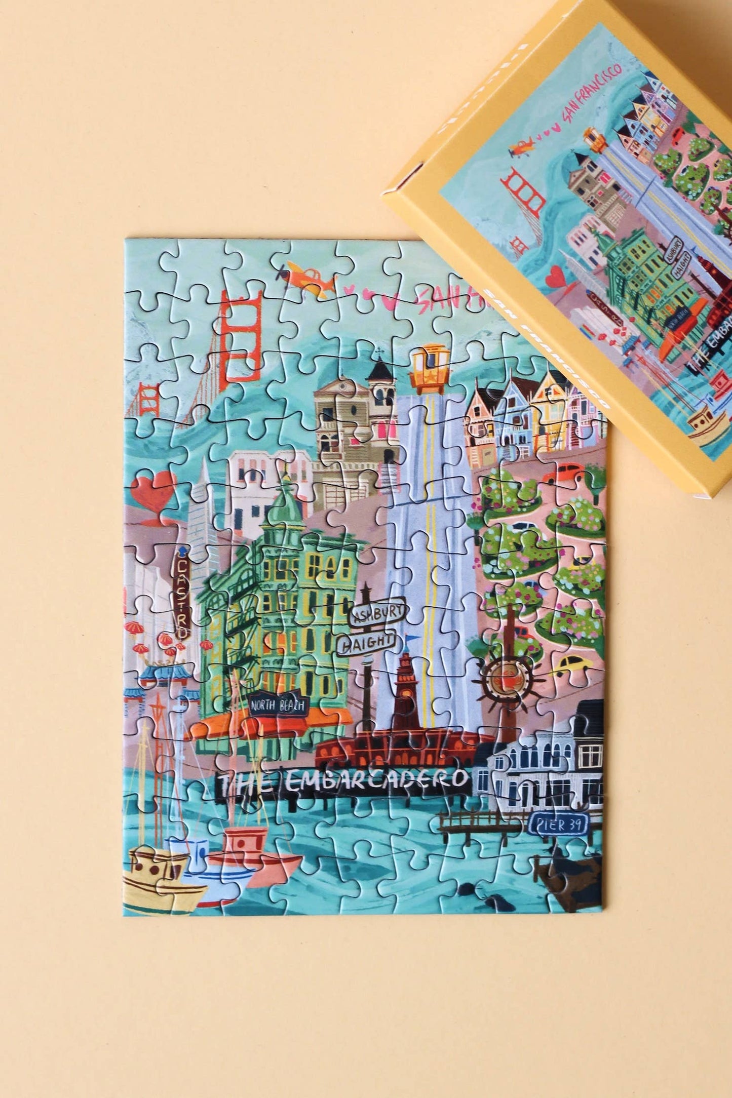 Mini-Puzzle San Francisco, 99 Teile
