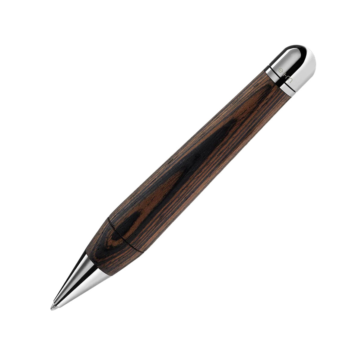 Personalisierbarer Drehkugelschreiber DRAKE - Zebrano / Maron