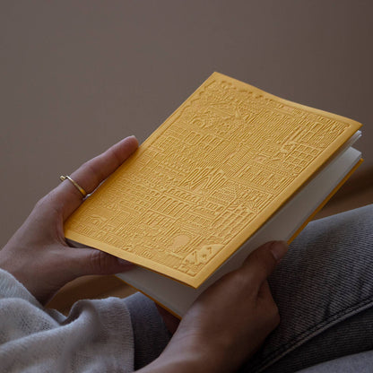 Barcelona Notizbuch mit geprägtem Einband