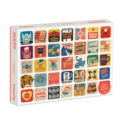 Bierdeckel - Premium-Puzzle mit 1.000 Teilen