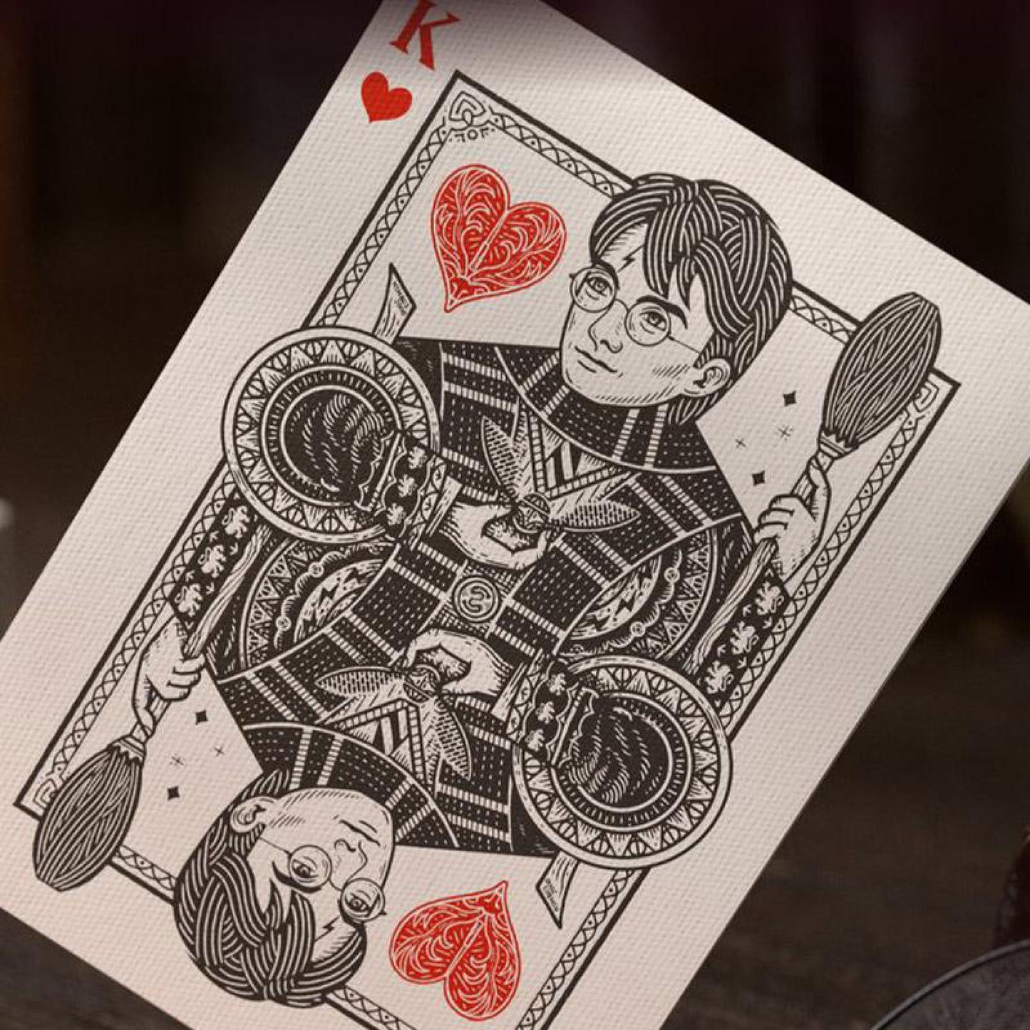 Harry Potter Gryffindor Spielkarten (rot)