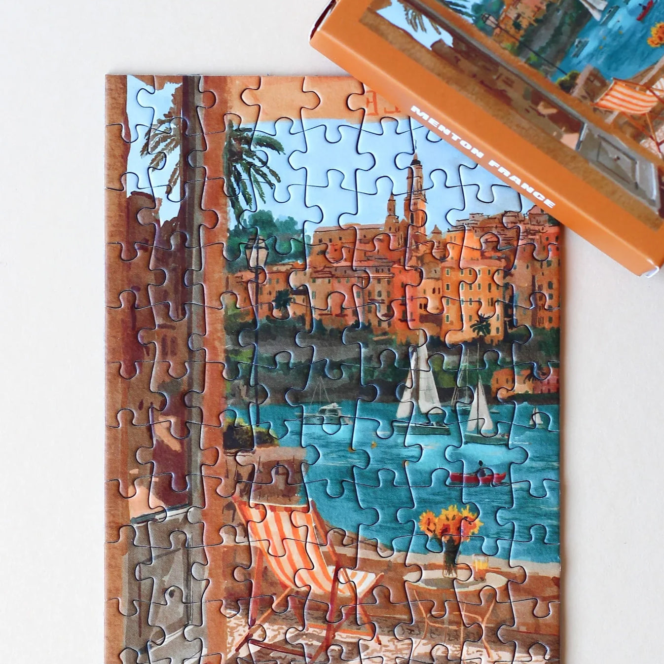 Mini-Puzzle Menton France, 99 Teile