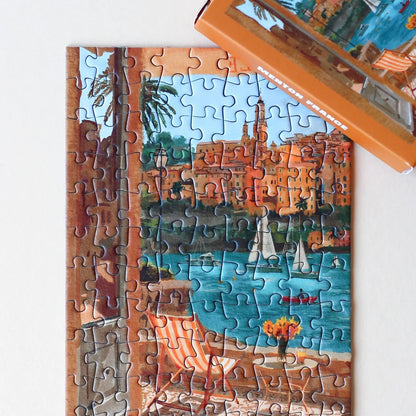 Mini-Puzzle Menton France, 99 Teile