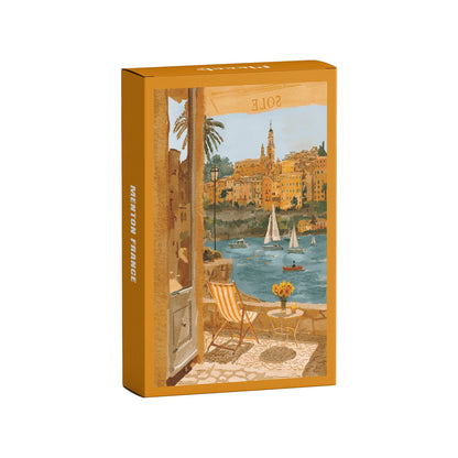 Mini-Puzzle Menton France, 99 Teile