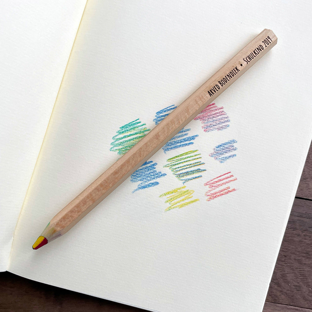 Personalisierter XXL Regenbogenstift zum malen und schreiben