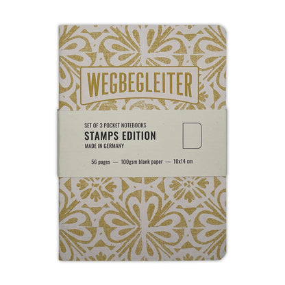 Set aus 3 Notizheften - Stamps Edition
