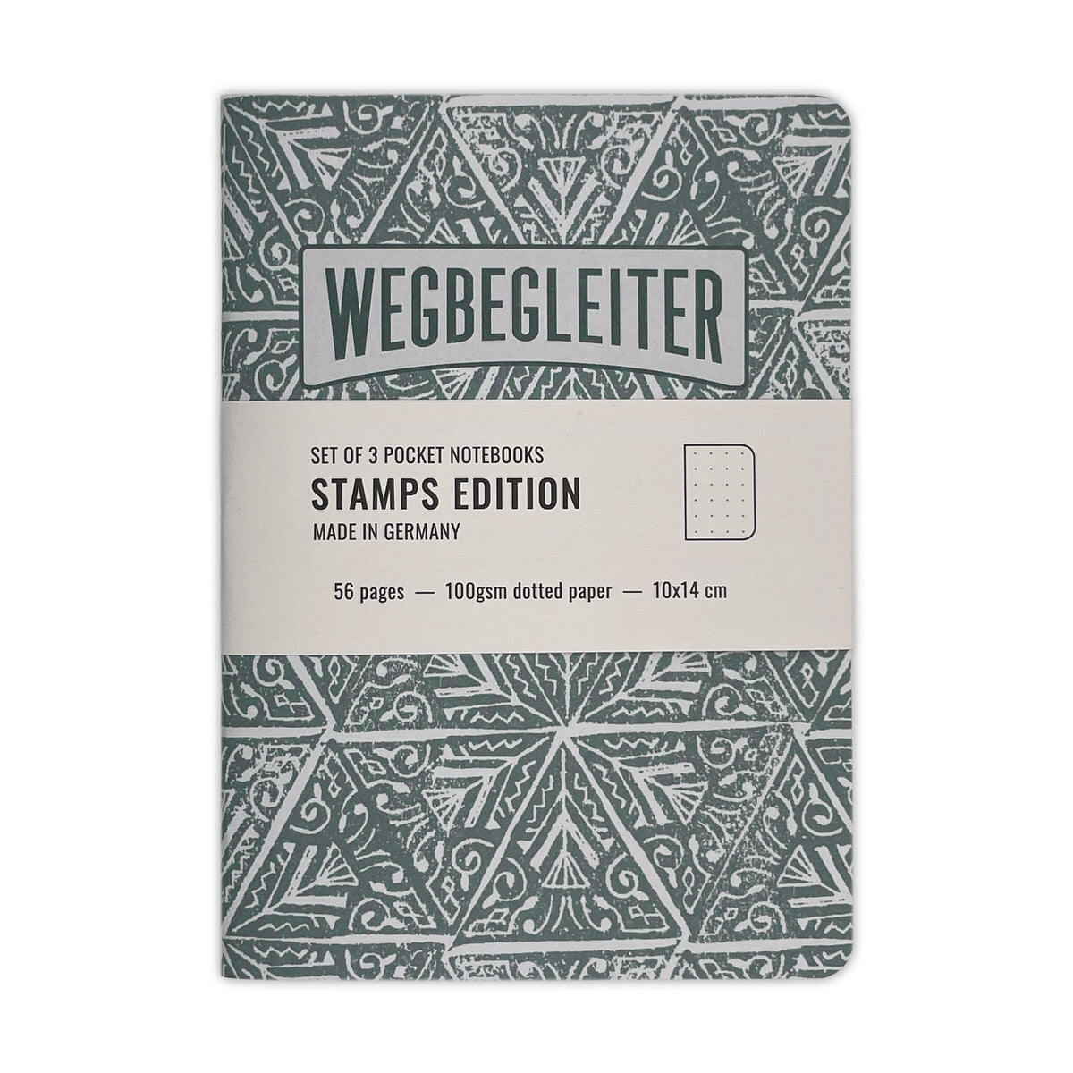 Set aus 3 Notizheften - Stamps Edition