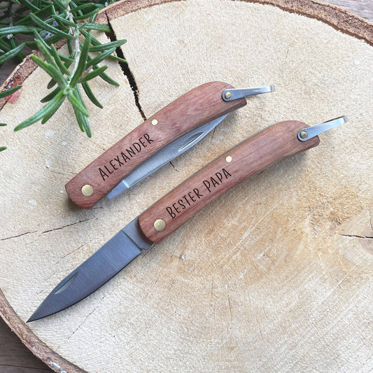 Edles Taschenmesser mit personalisierter Gravur