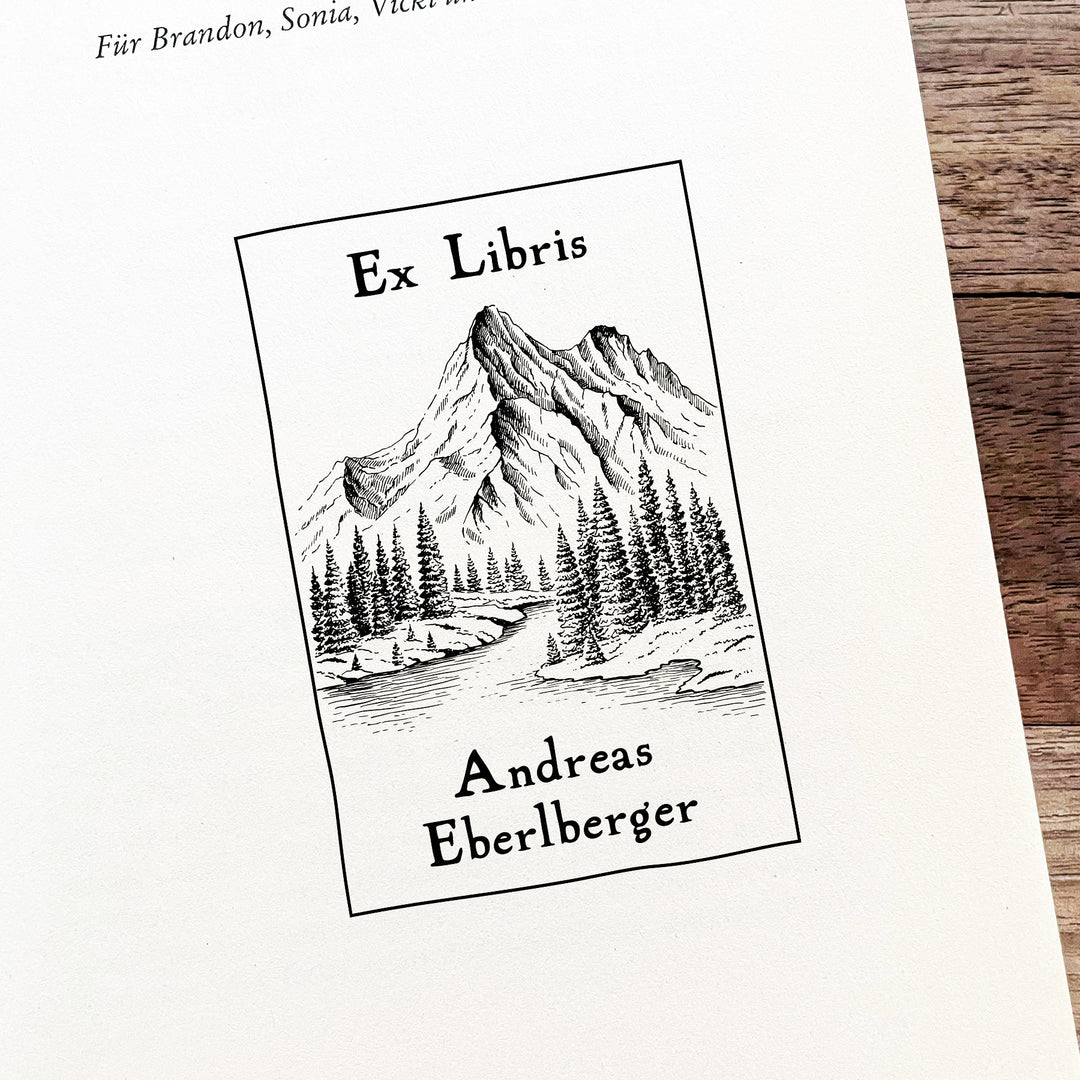 Ex Libris Stempel - Wildnis