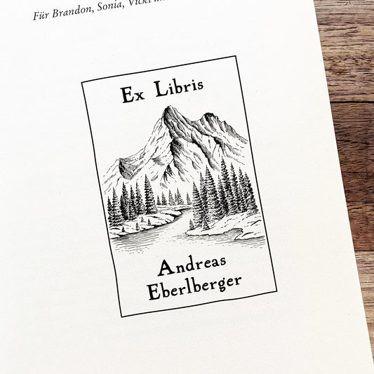 Ex Libris Stempel - Wildnis