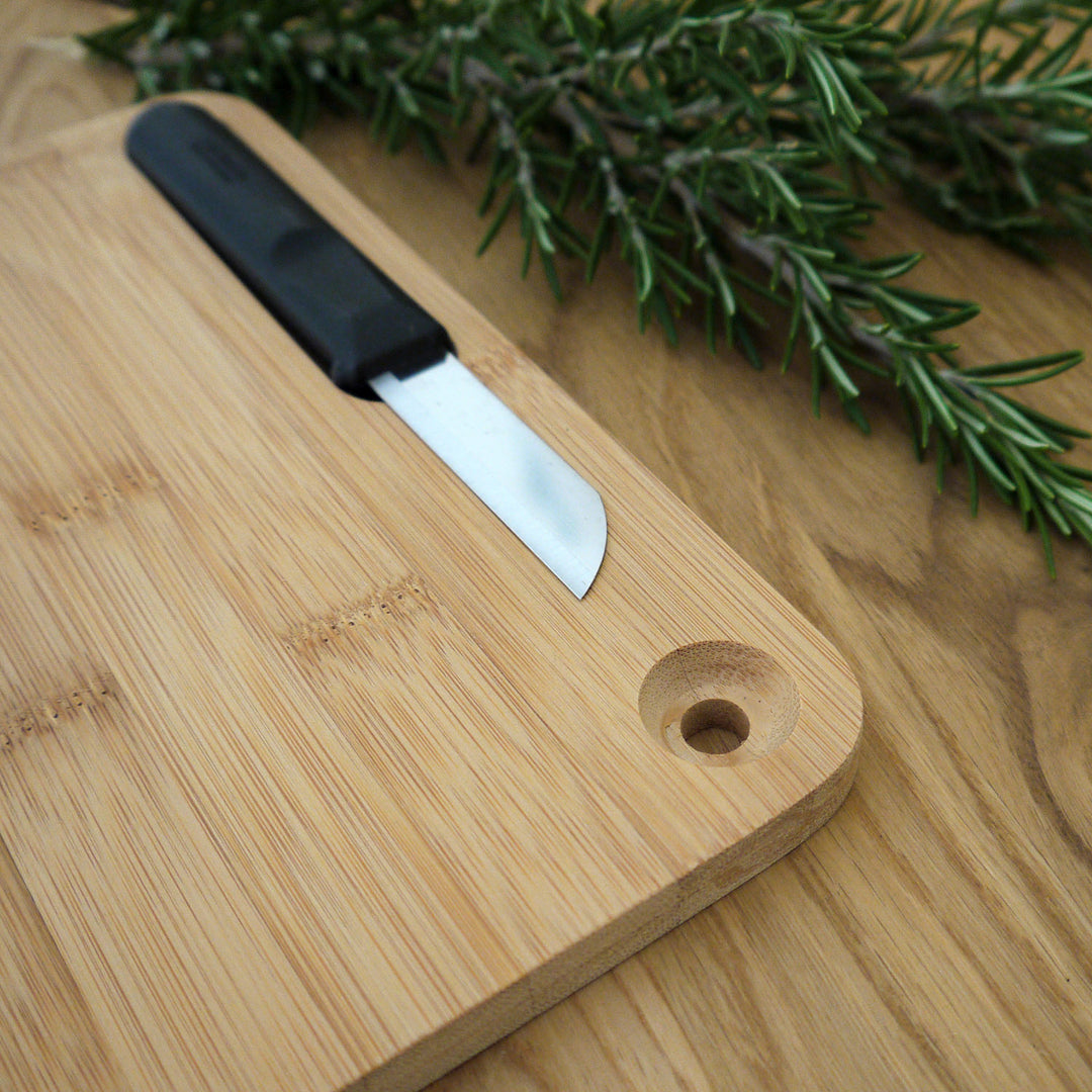 Personalisiertes Schneidebrett inkl. Messer