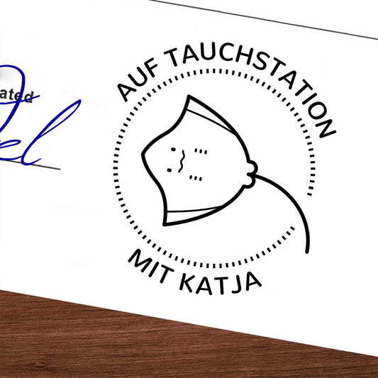 Cooler Taucherstempel - Rochen
